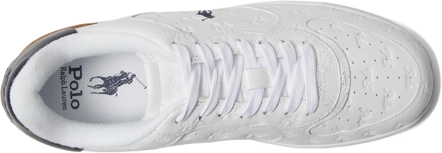 Polo Ralph Lauren Men's Masters Court Logo Leather Sneaker