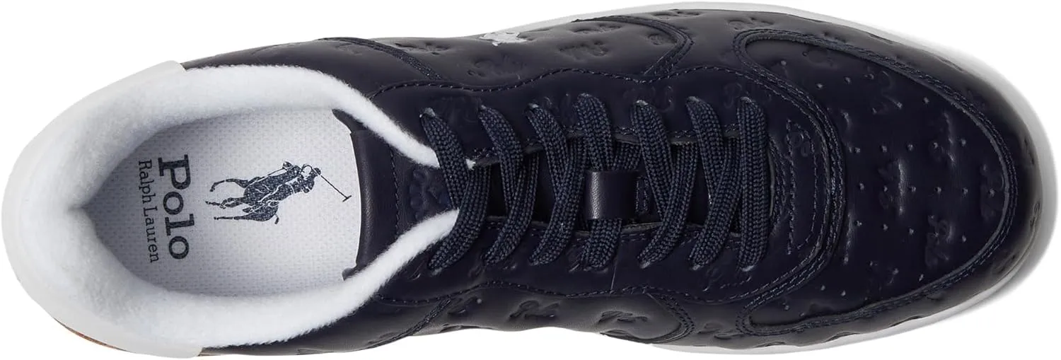 Polo Ralph Lauren Men's Masters Court Logo Leather Sneaker