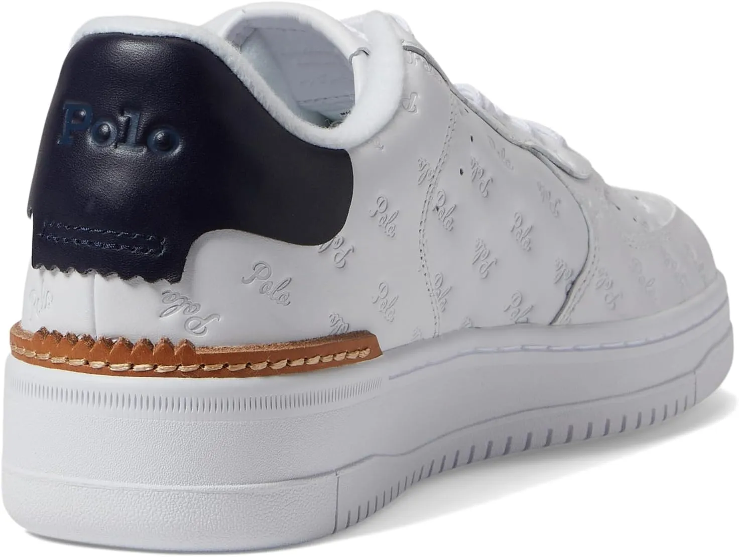 Polo Ralph Lauren Men's Masters Court Logo Leather Sneaker