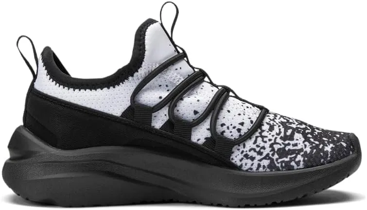 PUMA Kids Boys One4all Speckle Slip On Sneakers Shoes Casual - Black - Size 10.5 M