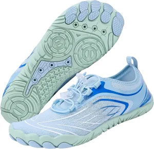Queday Water Shoes for Women Men Quick Dry Barefoot Shoes Athletic Lightweight Sports Aqua Socks Outdoor Swim Hiking Diving Surf Fishing Walking Kayaking