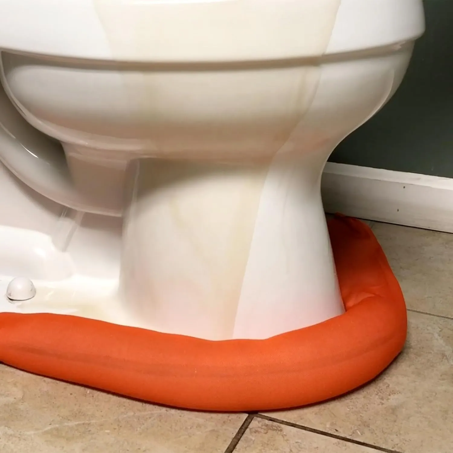 Quick Dam WUB210-2 Water Activated Flood Barrier – 10 ft, 2-Pack, Orange – Indoor Leak Protection, Absorbs 3.1 Gallons Each, Swells to 2.5" High