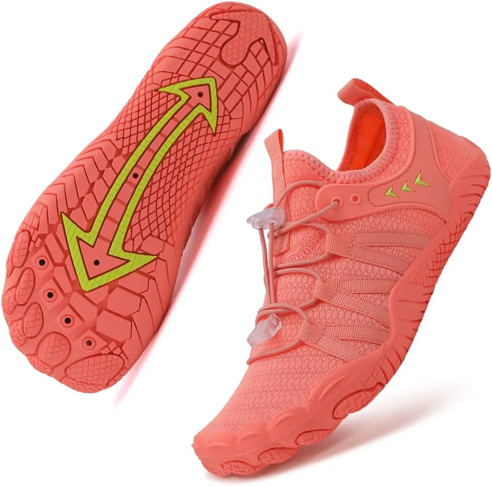 Quick Dry Barefoot Beach & Pool Shoes - Slip-on for Women & Men, Surf, Yoga & Water Sports