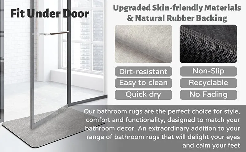 Quick-Dry Non-Slip Bath Rug