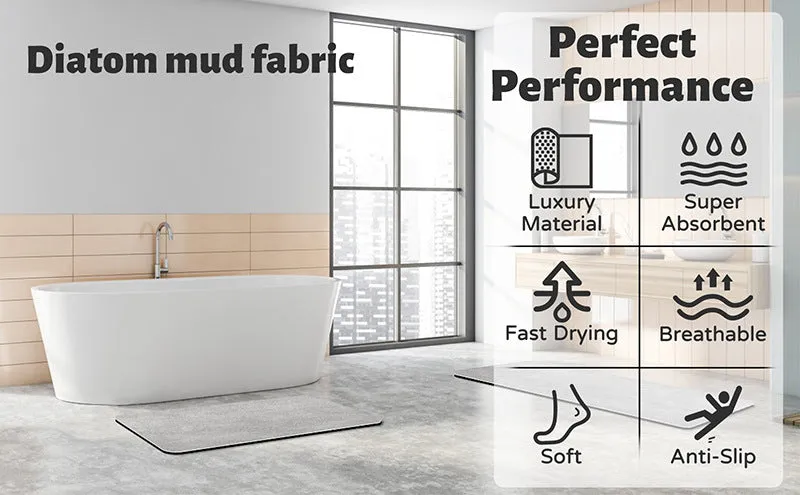Quick-Dry Non-Slip Bath Rug
