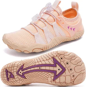 Quickshark Kids Water Shoes Boys Girls Barefoot Aqua Socks Outdoor Indoor Quick Dry Sandals Lightweight Slip On Walking Sneakers for Beach Pool Swim (Little Kid/Big Kid)