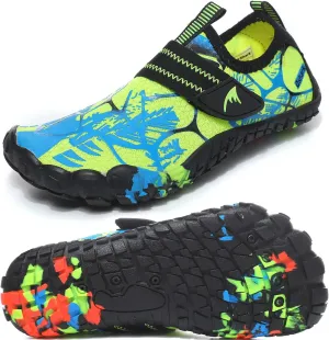 Quickshark Kids Water Shoes Boys Girls Barefoot Aqua Socks Outdoor Indoor Quick Dry Sandals Lightweight Slip On Walking Sneakers for Beach Pool Swim (Little Kid/Big Kid)