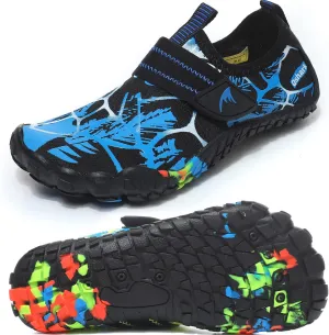 Quickshark Kids Water Shoes Boys Girls Barefoot Aqua Socks Outdoor Indoor Quick Dry Sandals Lightweight Slip On Walking Sneakers for Beach Pool Swim (Little Kid/Big Kid)