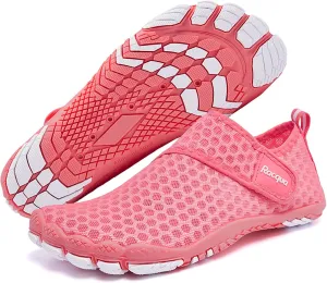 Racqua Men's Women's Slip-On Water Shoes Quick Dry Barefoot Lightweight Aqua Shoes Beach Swim Pool Hiking Sport Shoes