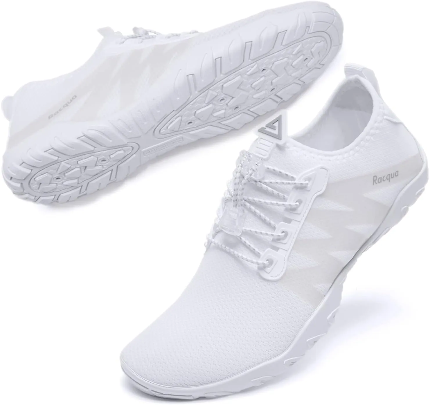 Racqua Men's Women's Water Shoes Quick Dry Aqua Shoes Lightweight Barefoot Swim Beach Shoes