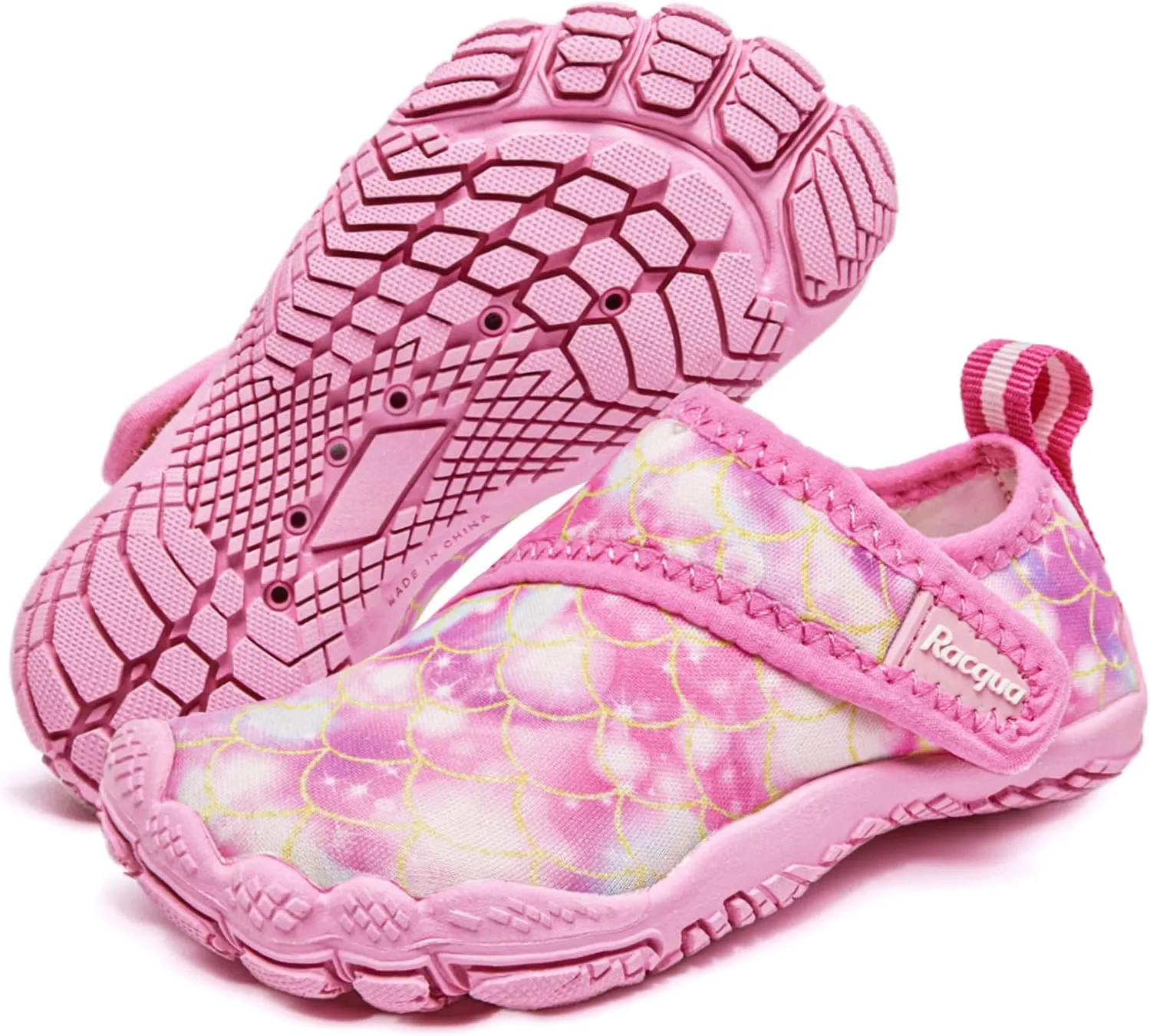 Racqua Toddler Boys Girls Slip-On Water Shoes Quick Dry Barefoot Aqua Shoes (Toddler/Little Kid)