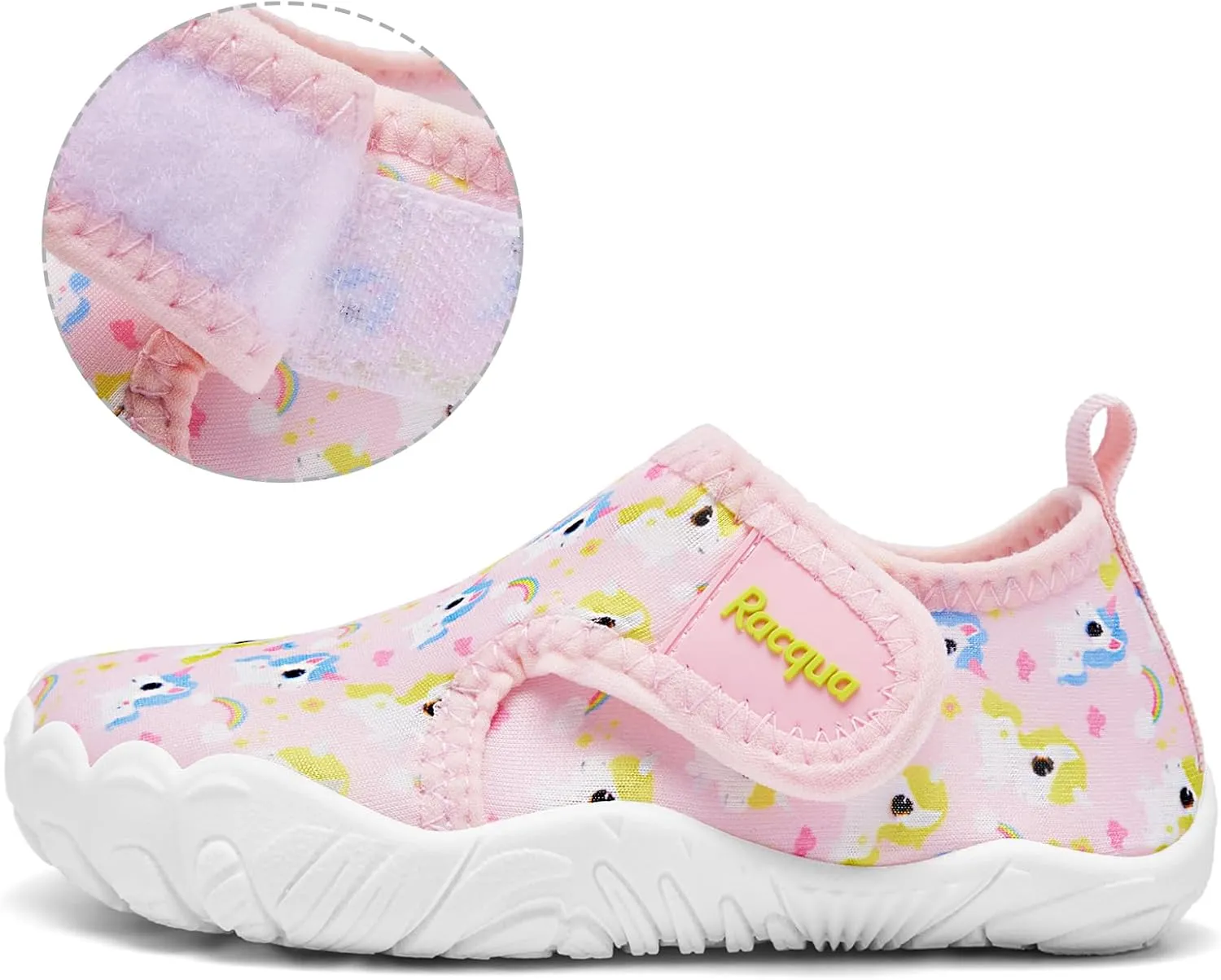 Racqua Toddler Boys Girls Water Shoes Slip-On Quick Dry Aqua Kids Shoes Lightweight Breathable Swim Shoes(Toddler/Little Kid)
