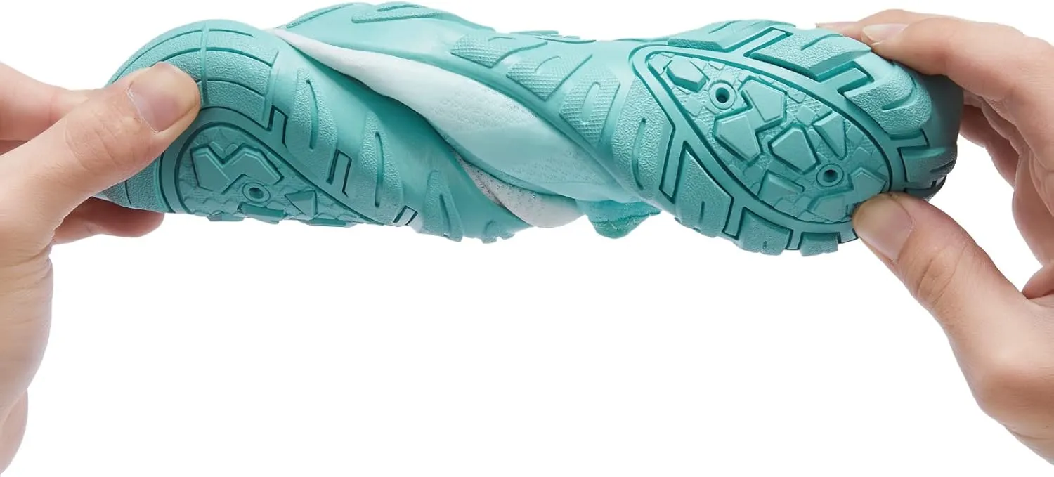 Racqua Water Shoes Men Women Quick Dry Gradient Colors Barefoot Aqua Athletic Sports Swim Surf Beach Shoes