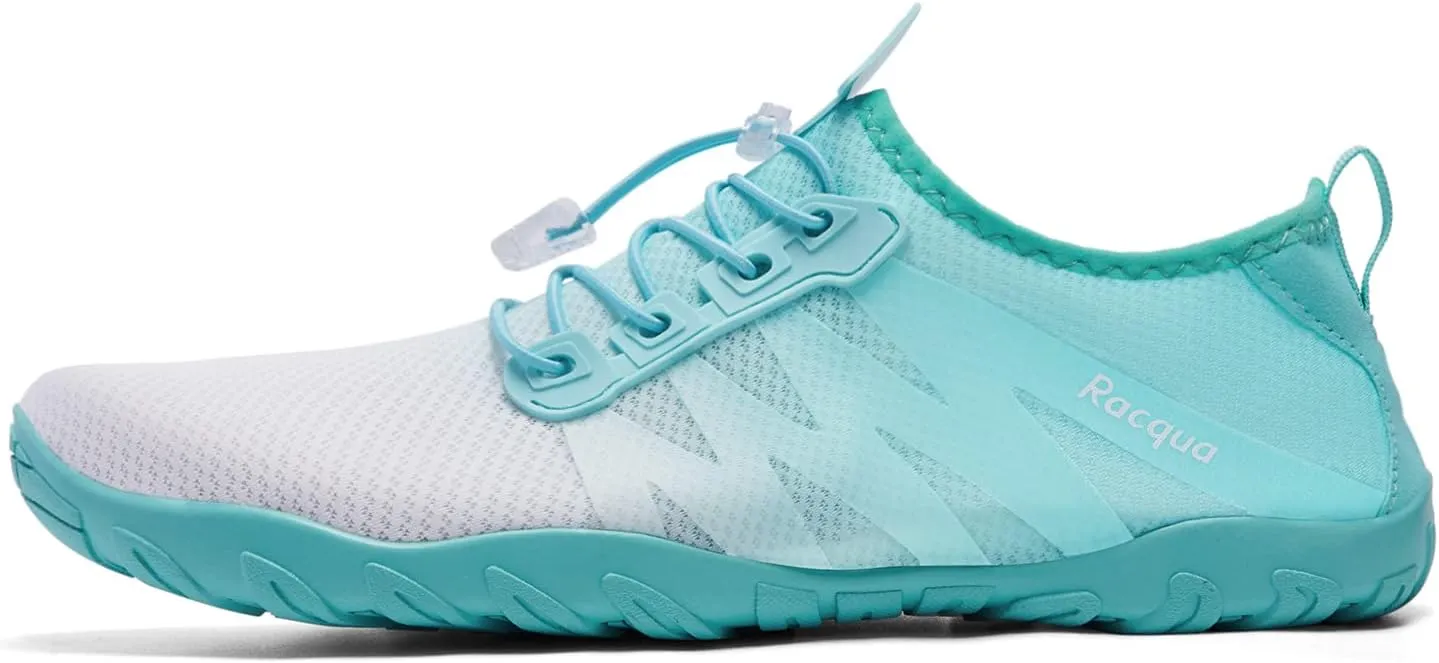 Racqua Water Shoes Men Women Quick Dry Gradient Colors Barefoot Aqua Athletic Sports Swim Surf Beach Shoes
