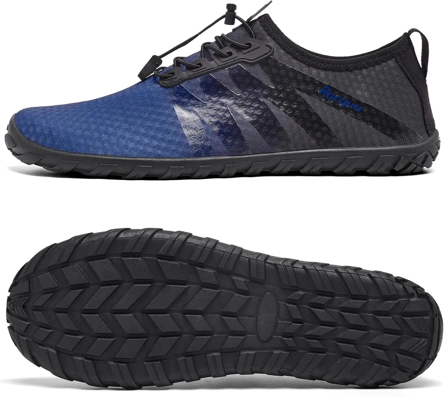 Racqua Water Shoes Men Women Quick Dry Gradient Shoes Barefoot Aqua Athletic Sports Swim Shoes