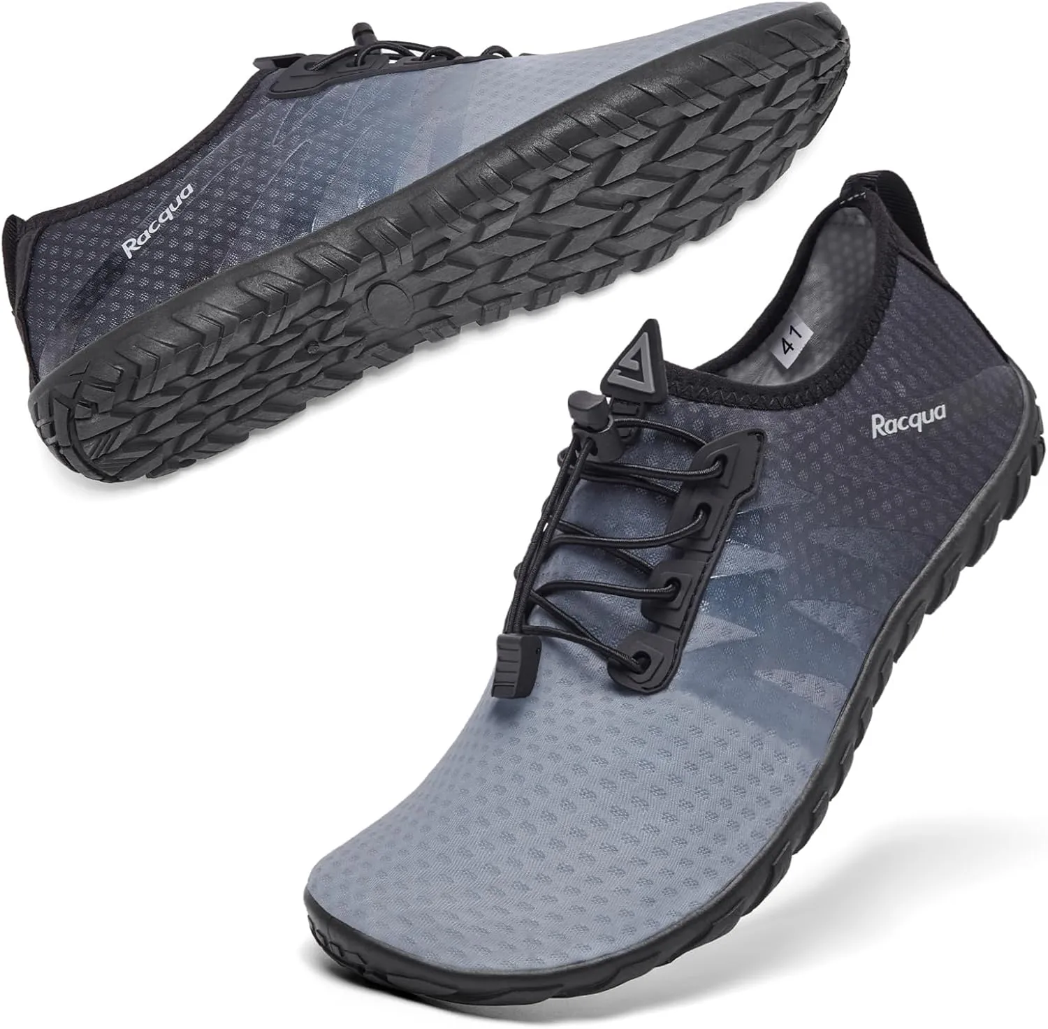 Racqua Water Shoes Men Women Quick Dry Gradient Shoes Barefoot Aqua Athletic Sports Swim Shoes