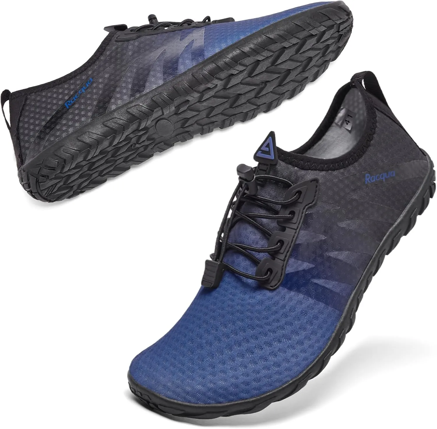 Racqua Water Shoes Men Women Quick Dry Gradient Shoes Barefoot Aqua Athletic Sports Swim Shoes