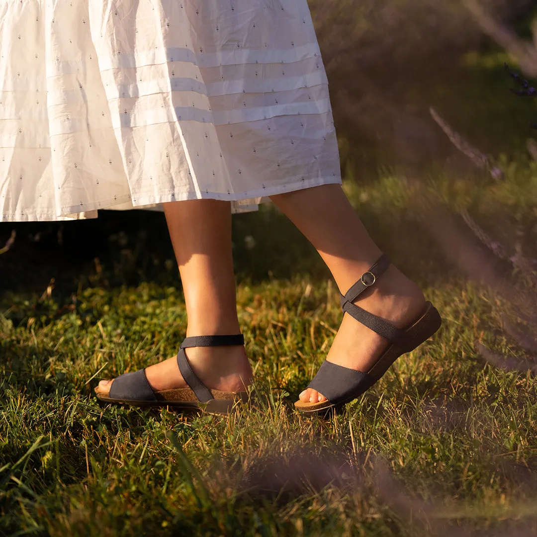 Rafferty Navy Ankle Strap Sandal
