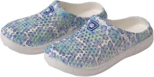 Rainbow Paw Clogs Lightweight Slip On Breathable EVA Water Friendly Quick Dry Durable Animal Lover Shoes Gifts for Women Mom Ladies