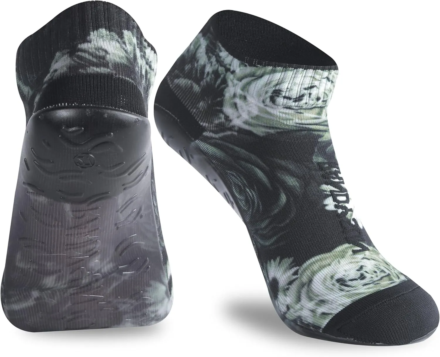 RANDY SUN Barefoot Quick-Dry Sand Beach Socks, Breathable Seamless Yoga Sock With TPE Sole