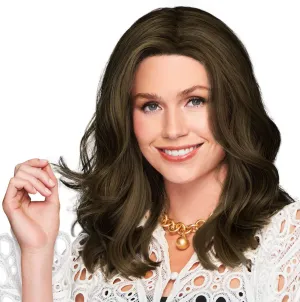 Raquel Welch Crave The Wave Top-Of-The-Head Pageboy Hair Piece Wig by Hairuwear, RL10/12 Sunlit Chestnut
