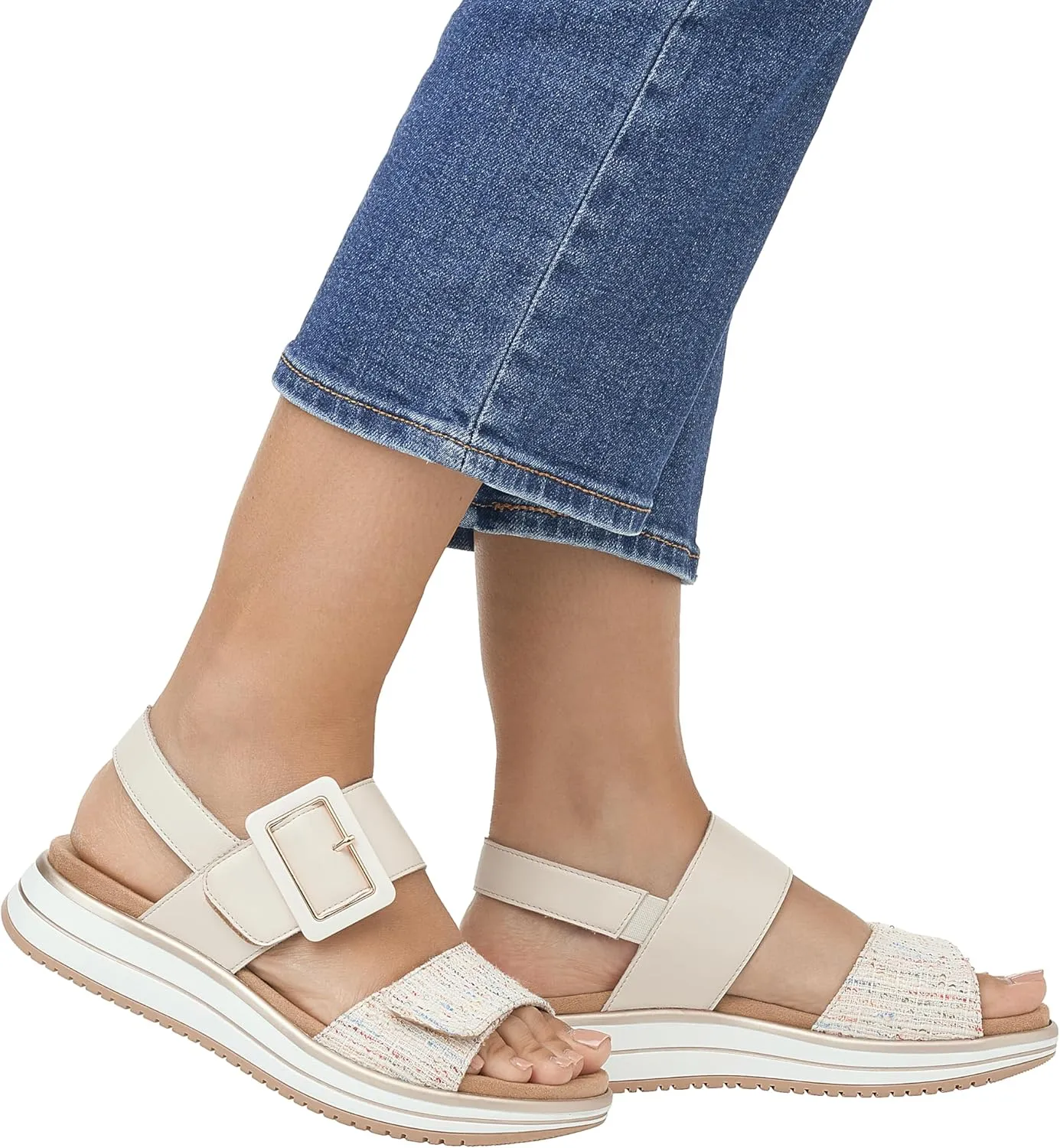 Remonte Women's Strappy Ankle Strap Sandals