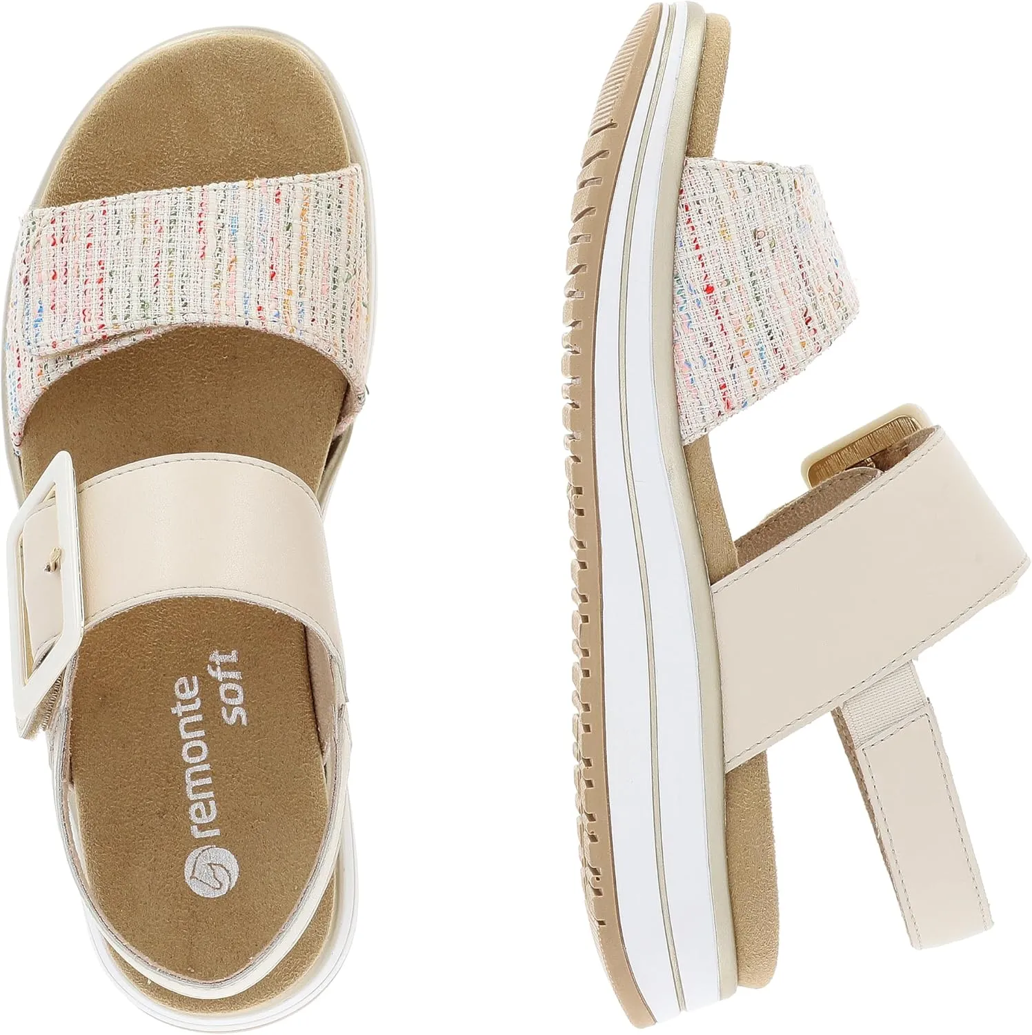 Remonte Women's Strappy Ankle Strap Sandals