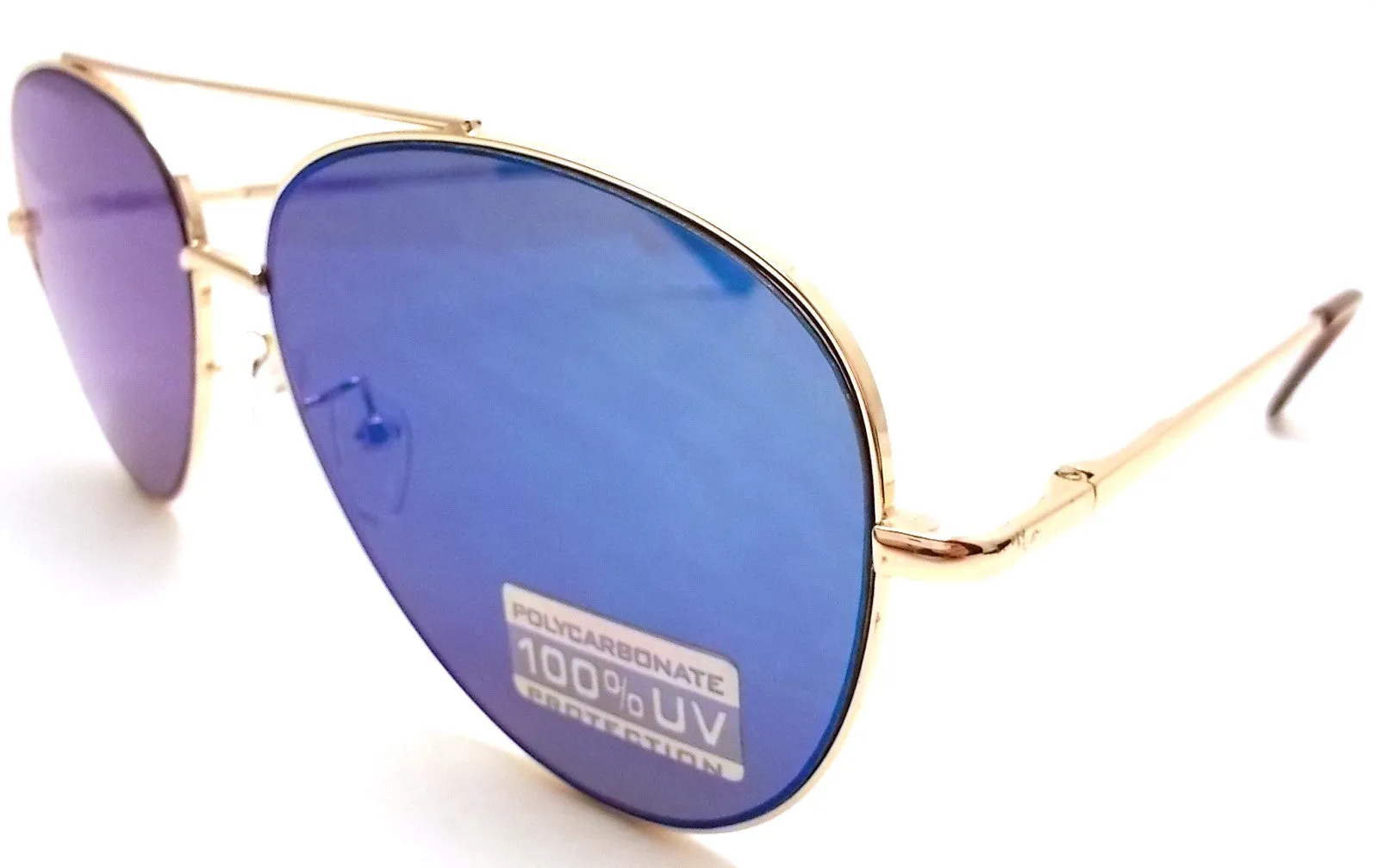 Revo Flat Lens Aviators- Blue