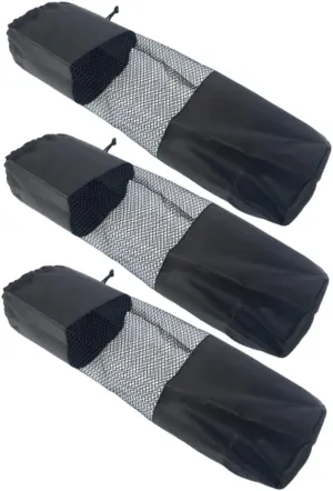 Roller Duffel Bag Mesh 3pcs Drawstring Storage Bags for Sports Camping and Travel