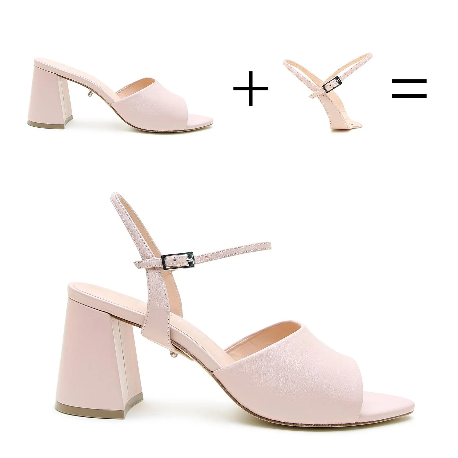 Rose Pink Point Sandal   Amal Strap