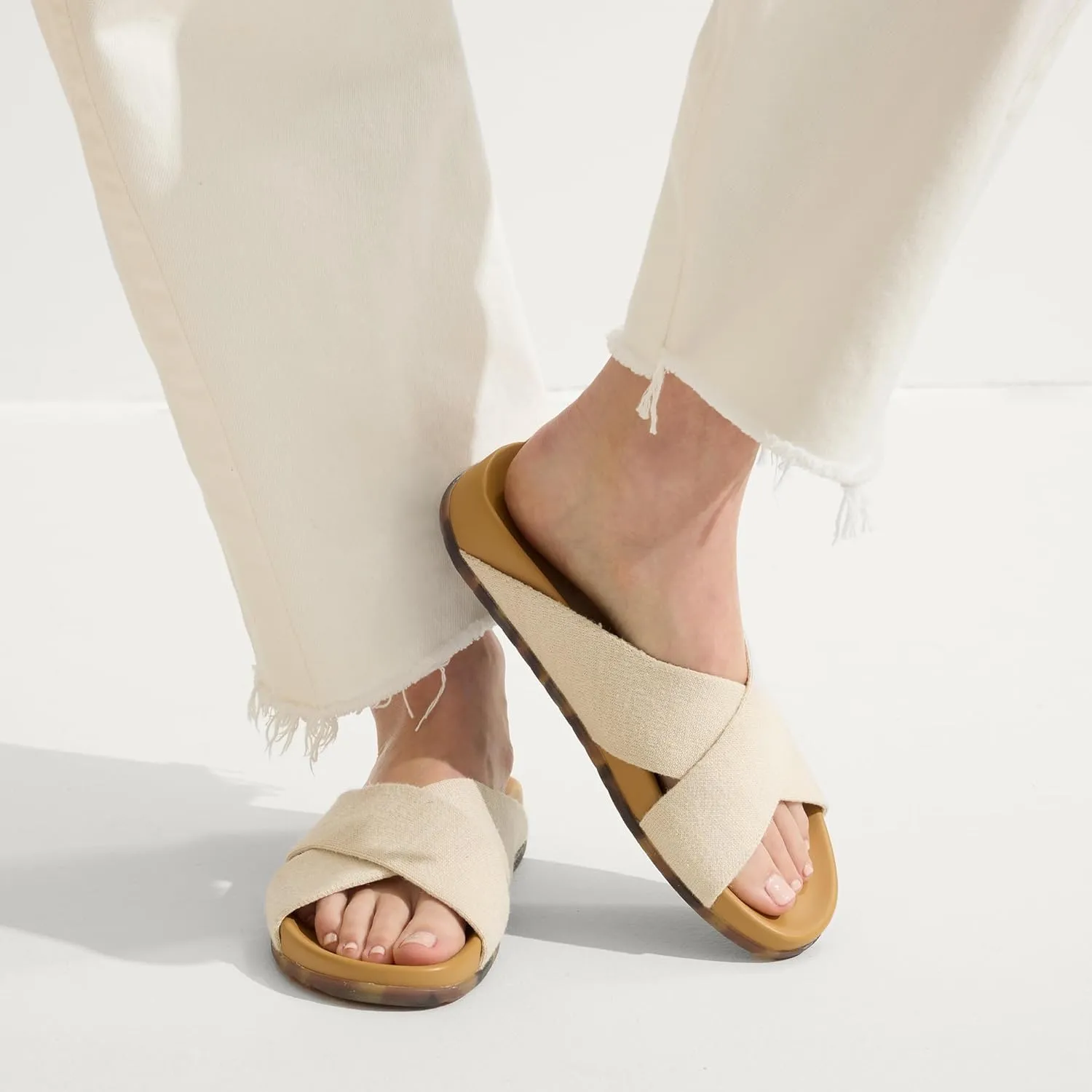 Rothy's The Weekend Slide Women's Slip-On Shoes, Comfortable Sandals, Made From Recycled Plastic Bottles & Machine Washable