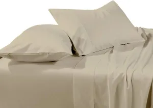 Royal Tradition compared to Royal Hotel Collection Solid Beige Brushed Microfiber California King Size Bed Sheet Set