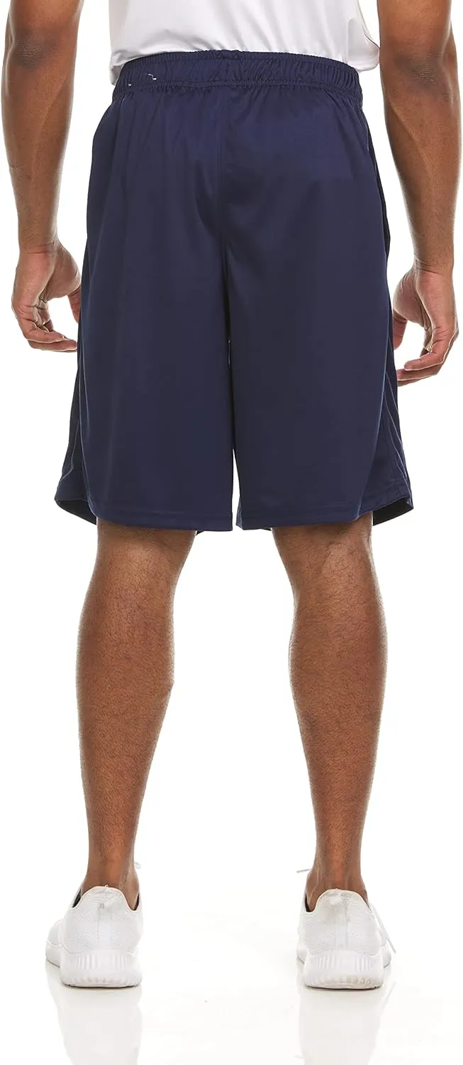 Russell Athletic Mens Performance Athletic Running Shorts Quick Dry Workout Shorts with Pockets and Elastic Waistband 10"