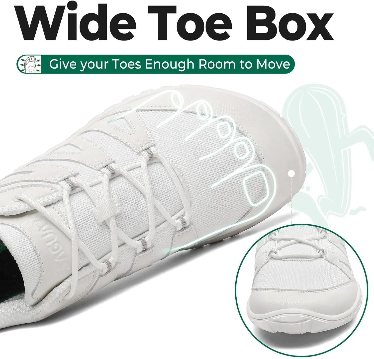 SAGUARO Barefoot Shoes Women Men Comfortable Wide Toe Box Outdoor Minimalist Drop Sole Shoes