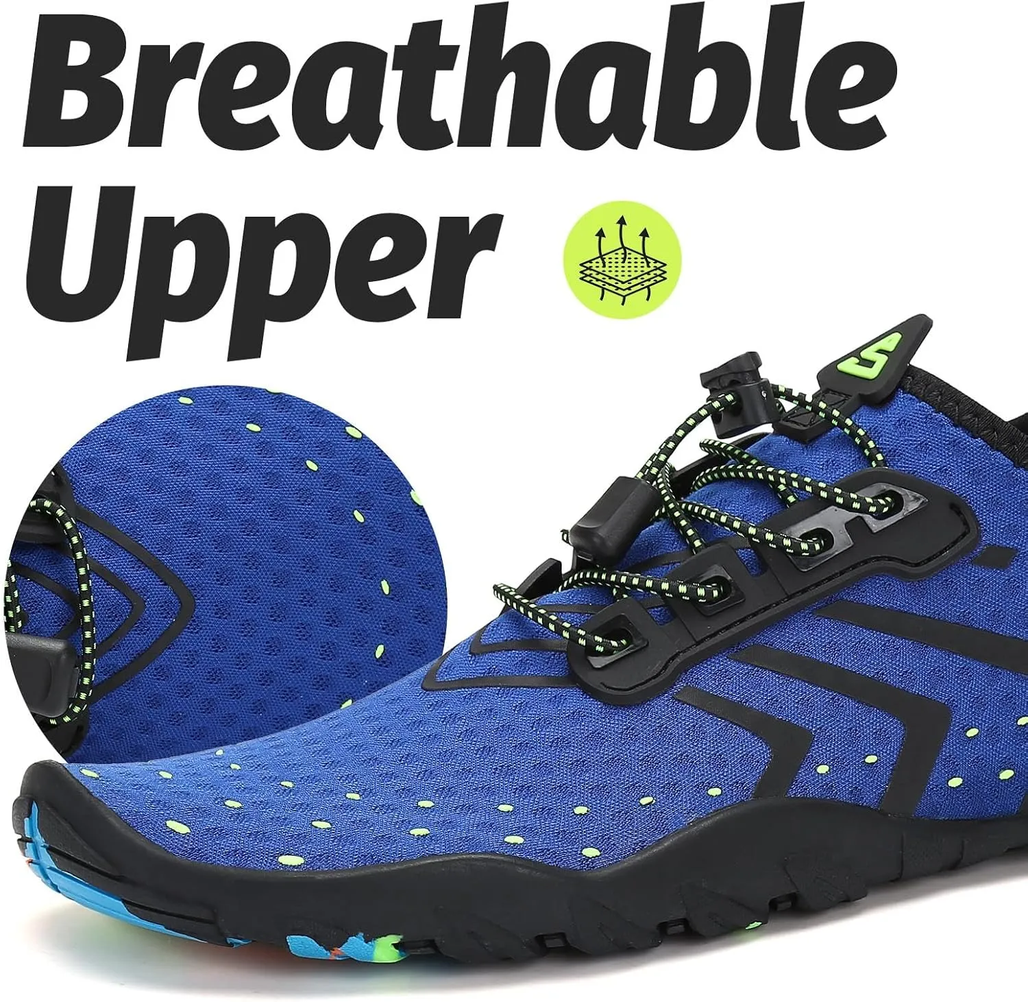 SAGUARO Water Shoes Women – Swim Shoes, Quick-Dry Barefoot Aqua Socks for Beach, Pool, Surfing and Outdoor Activities