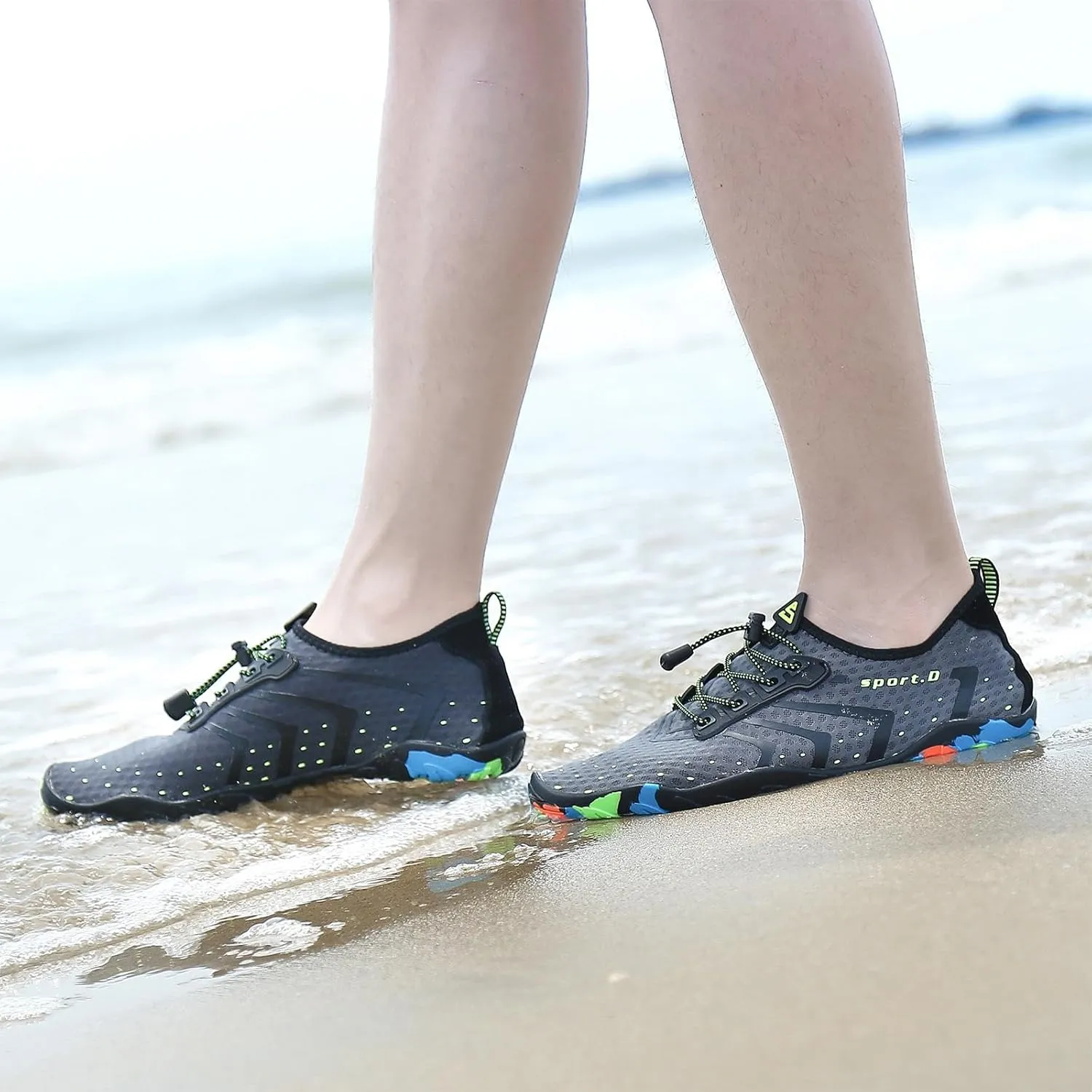 SAGUARO Water Shoes Women – Swim Shoes, Quick-Dry Barefoot Aqua Socks for Beach, Pool, Surfing and Outdoor Activities