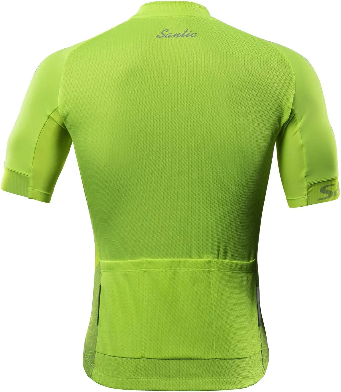 Santic Men’s Cycling Jersey Short Sleeve Bike Shirts for Men Bicycle Jacket with Pockets Breathable & Quick Dry Yorkson