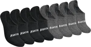 Saucony Women's No Show Cushioned Invisible Liner Socks, Available in S-L (8, 16 Pairs)