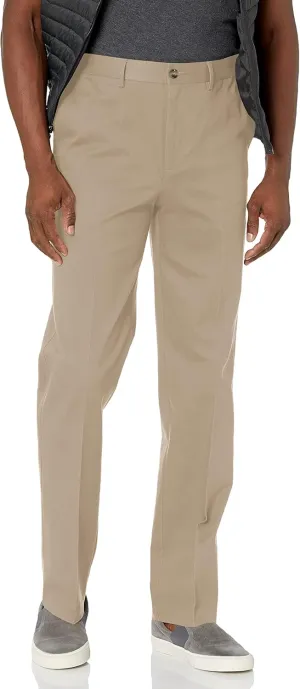 Savane Men's Ultimate Performance Stretch Chino Pants with Expandable Waist, Wrinkle Resistant (Available in Big & Tall)