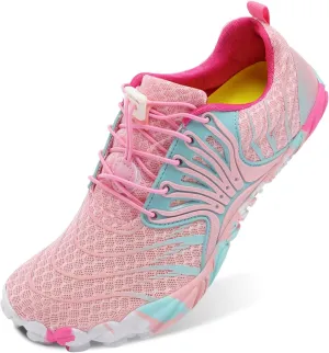 Scurtain Unisex Mens Womens Athletic Hiking Water Shoes Quick Dry Barefoot Aqua Shoes Swim Shoes Beach Shoes with Drainage