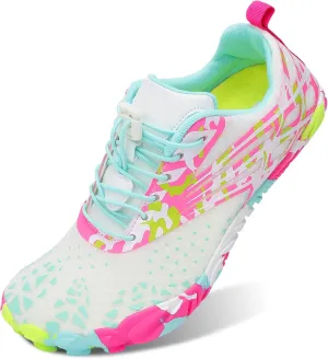 Scurtain Unisex Mens Womens Athletic Hiking Water Shoes Quick Dry Barefoot Aqua Shoes Swim Shoes Beach Shoes with Drainage