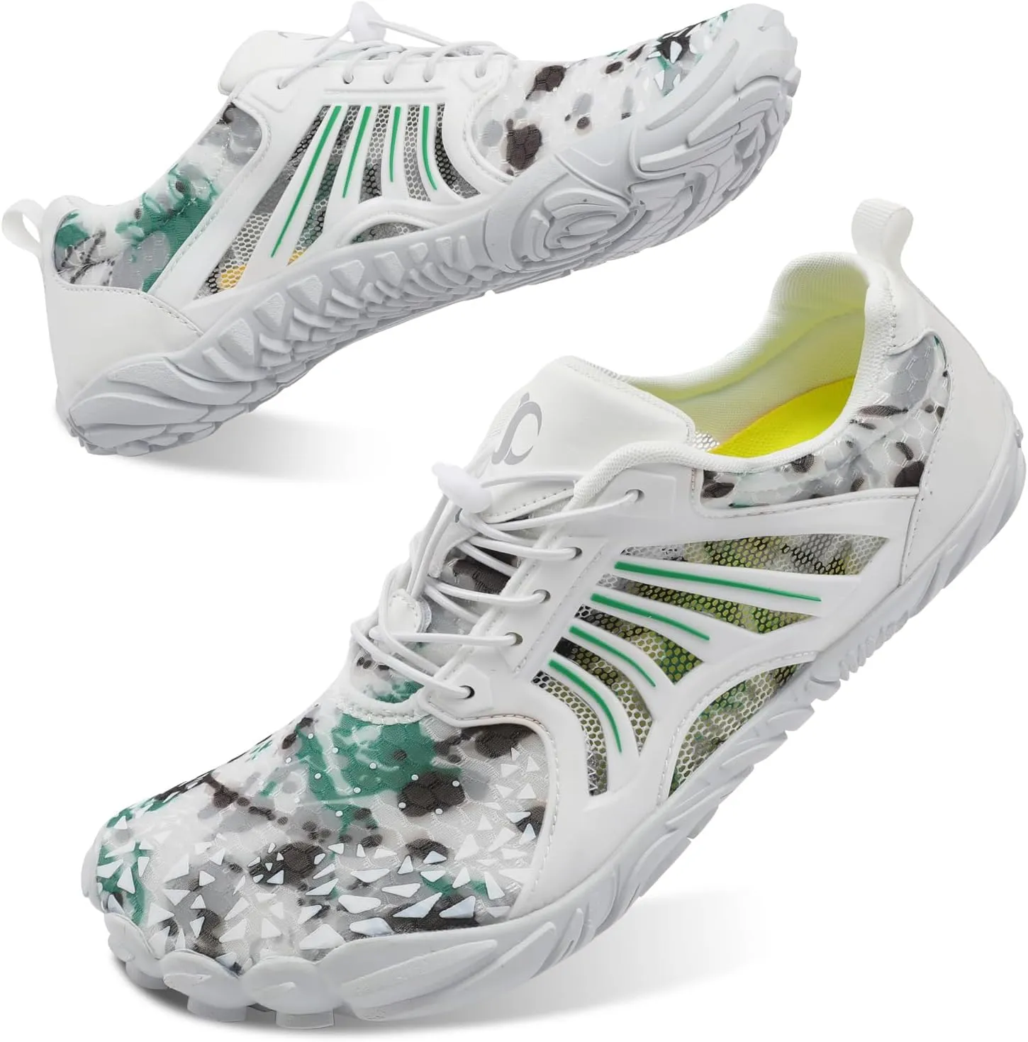 Scurtain Unisex Mens Womens Athletic Hiking Water Shoes Quick Dry Barefoot Aqua Shoes Swim Shoes Beach Shoes with Drainage