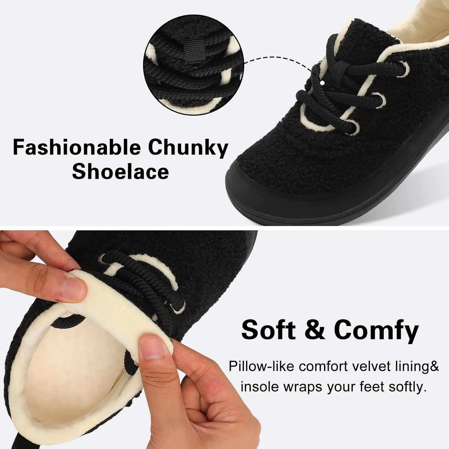 Scurtain Womens Slippers Wide Toe Minimalist Walking Shoes Barefoot Shoes for Women with Non-slip Zero Drop Rubber Sole