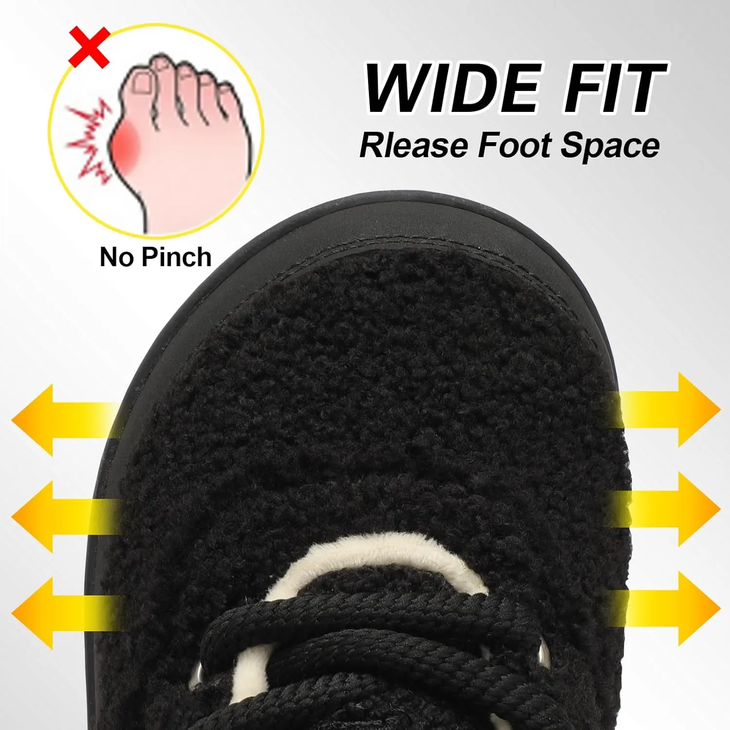 Scurtain Womens Slippers Wide Toe Minimalist Walking Shoes Barefoot Shoes for Women with Non-slip Zero Drop Rubber Sole