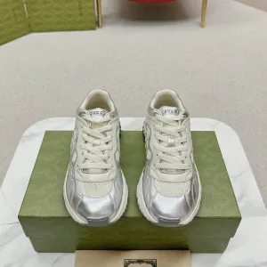 Secure checkout LIGHT GG RIPPLE SILVER Customer satisfaction Gucci LAMBSKIN TRAINER