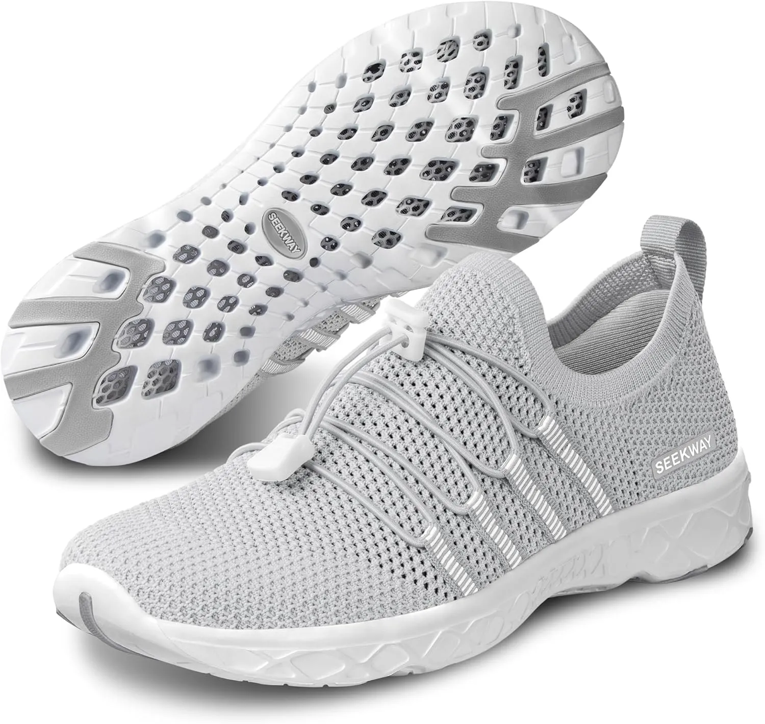 SEEKWAY Mens Womens Water Shoes Quick Dry Aqua Shoes Barefoot for Beach Surf Hiking Pool Water Sports