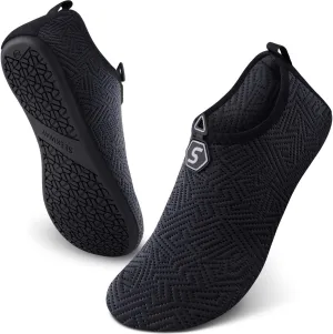 SEEKWAY Water Shoes Quick-Dry Aqua Socks Barefoot Slip-on for Beach Pool Swim River Yoga Lake Surf Women Men SK001