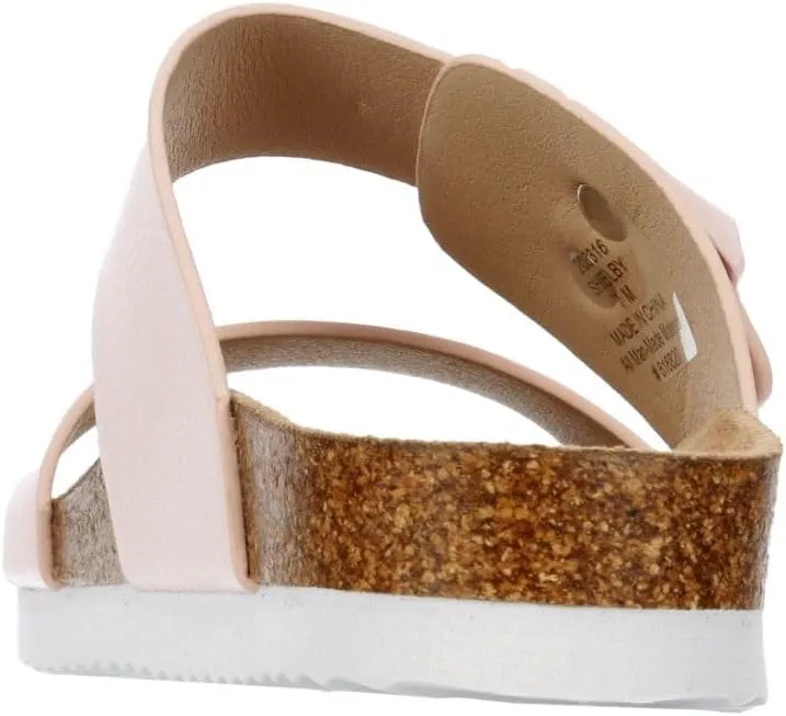 Shelby - Women's Casual Slip-On Dual-Strap Footbed Sandals
