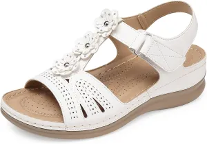 SHIBEVER Wedge Sandals for Women Dressy: Comfortable Summer Platform Casual Dress Women Sandal