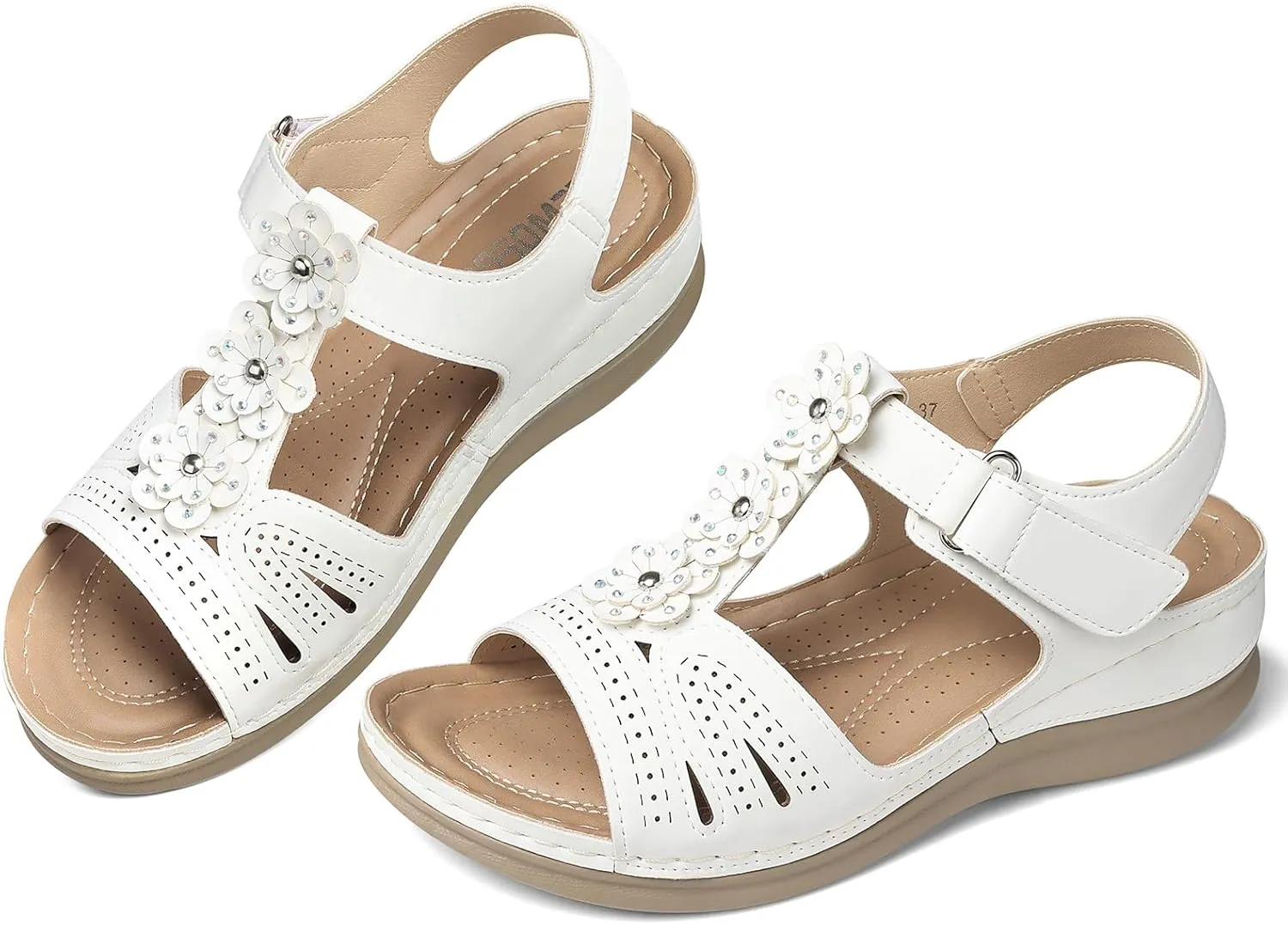 SHIBEVER Wedge Sandals for Women Dressy: Comfortable Summer Platform Casual Dress Women Sandal